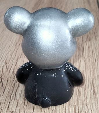 12 nounours argent et noir paillette argent2