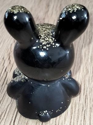 14 lapin noir paillettes or2