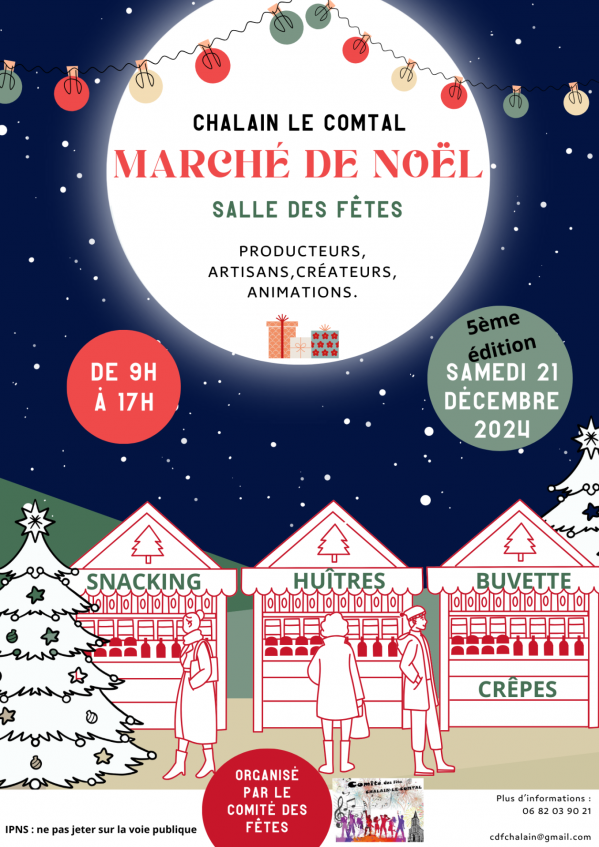 Affiche marche de noe l 2024